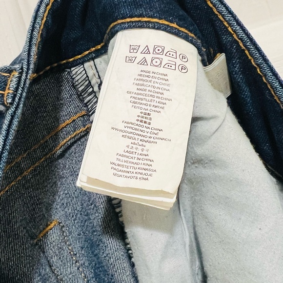 Michael Kors Skinny Jeans Womens Bleu Zip Front Pockets STRETCH Size 6 - Picture 8 of 9